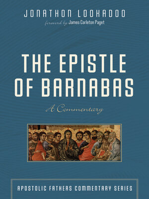 cover image of The Epistle of Barnabas